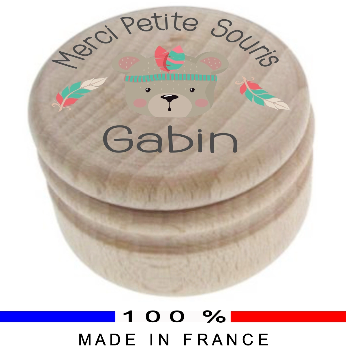 Boite à Dents de Lait en Bois Boite à Dents de Lait en Bois